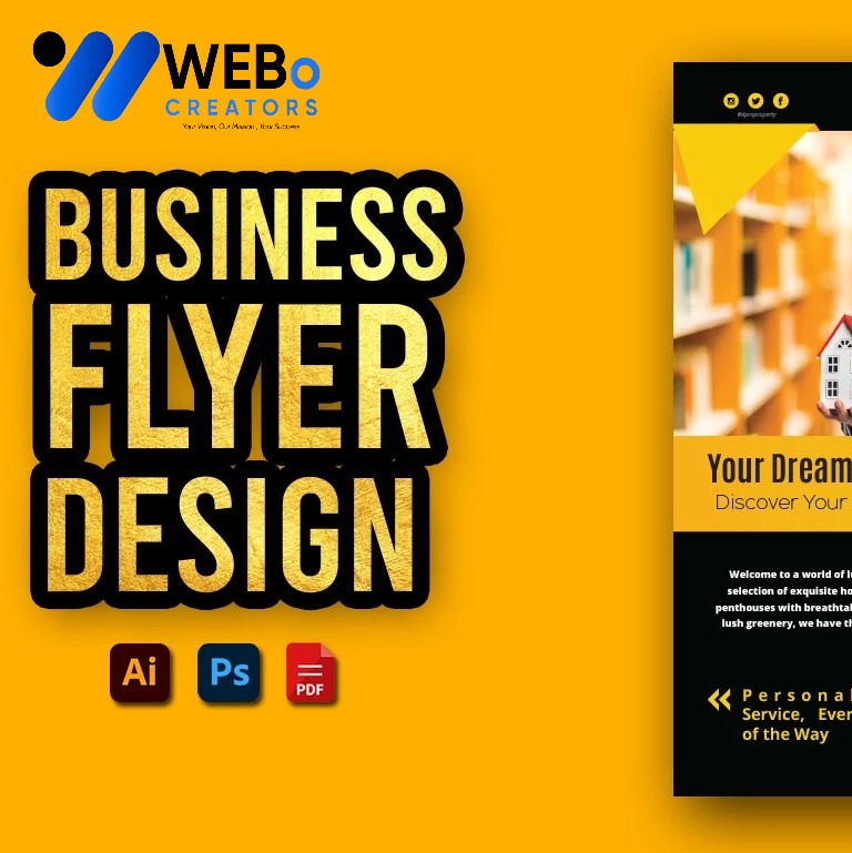 Creative Flyer Design for Moving Company in Abu Dhabi | Flyer for Removals Services