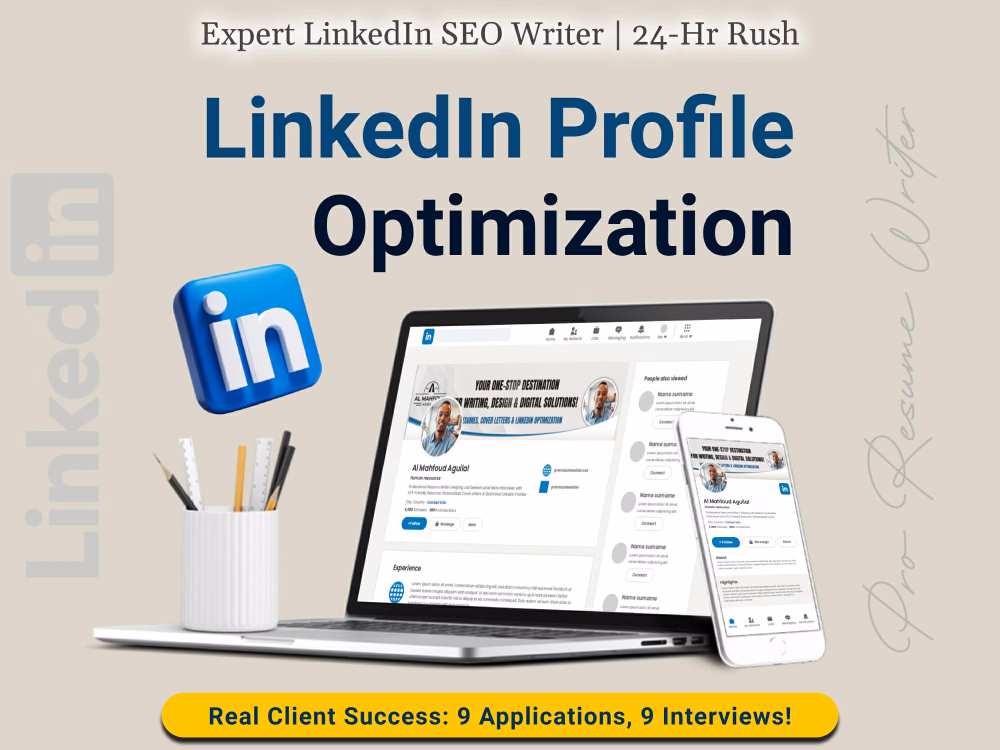 Profile Optimization & Enhancement LinkedIn Profile Building & Writing Services in Abu Dhabi 2026