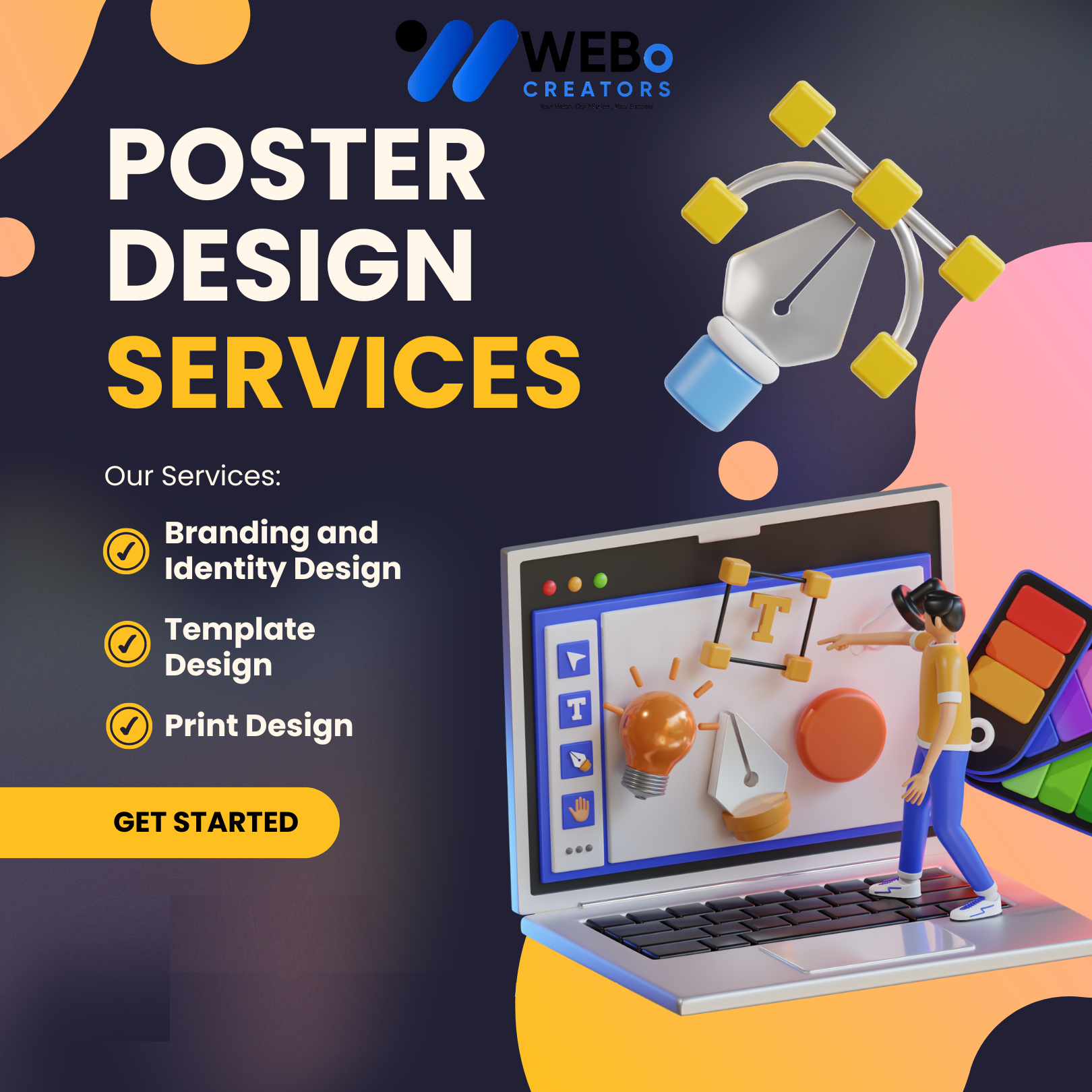 Poster Design Service | Get Powerful Advertising Poster in Abu Dhabi for Business and Events